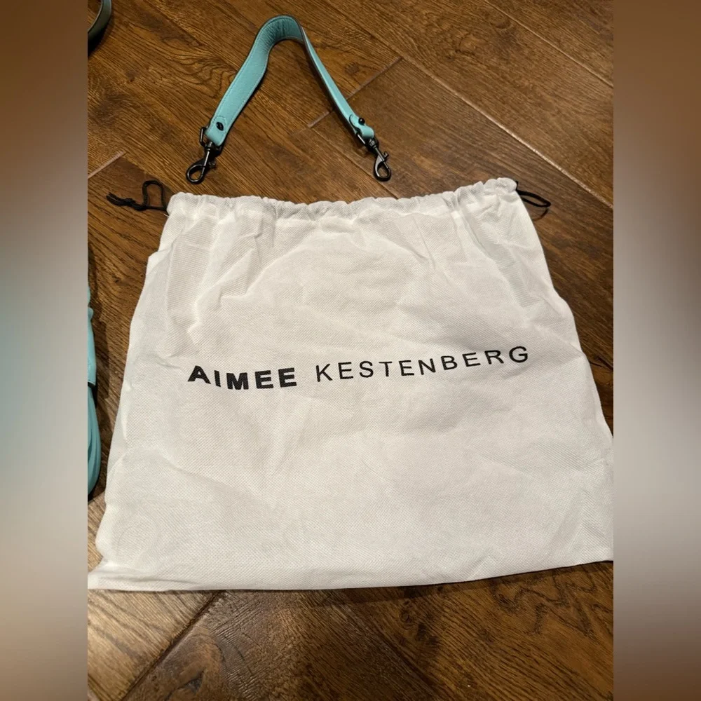 Aimee Kestenberg Lovers Lane Convertable Crossbody - rare turquoise!! - Picture 7 of 8